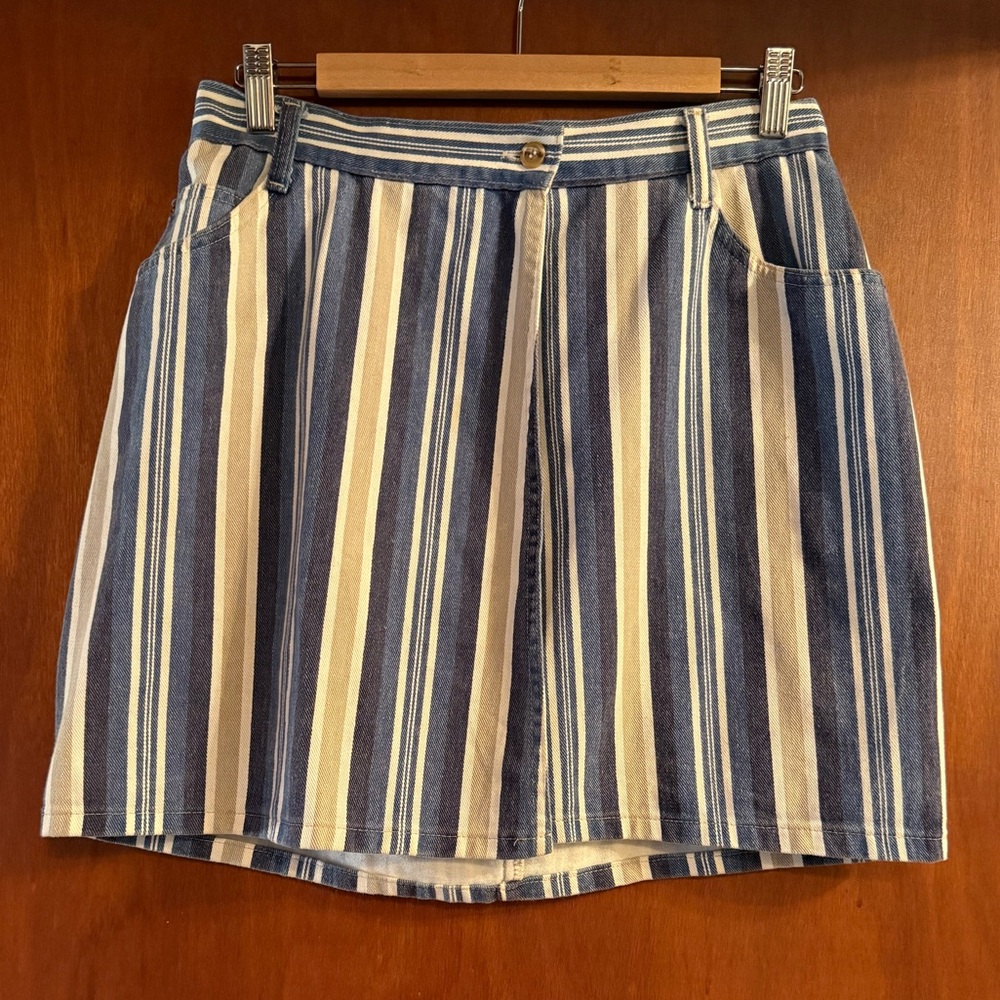 90s Vintage Denim Mini Skirt